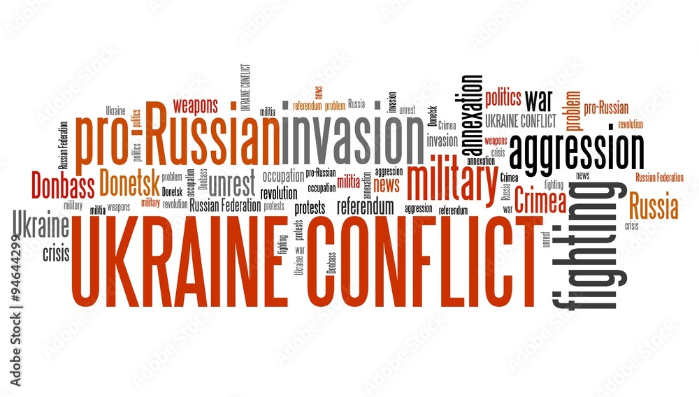 Fototapeta premium Ukraine conflict