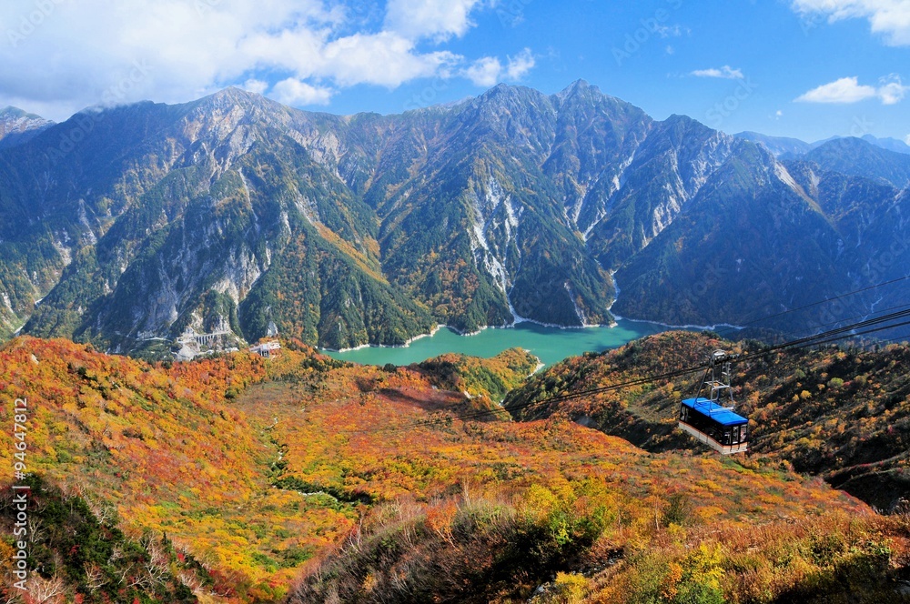 秋の立山黒部アルペンルート
