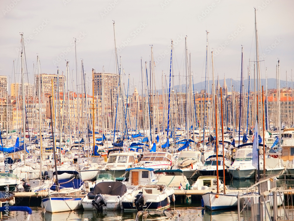 Yacht port, Marseille