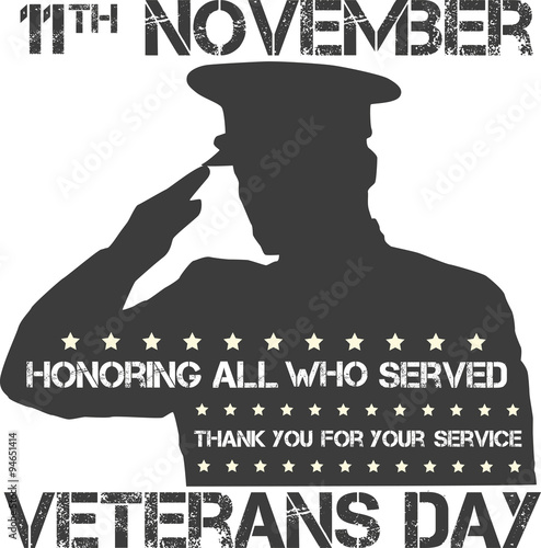 veterans day sign