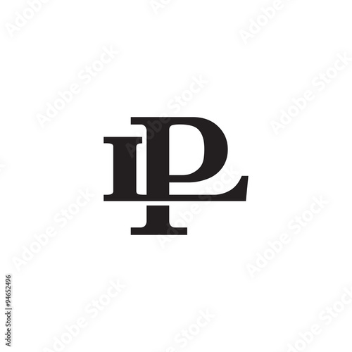 Letter L and P monogram logo