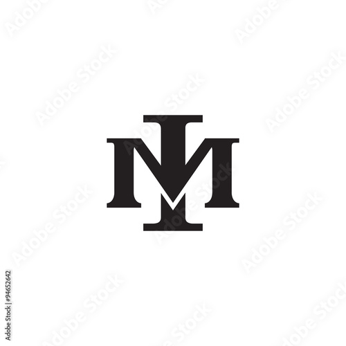 Letter M and I monogram logo