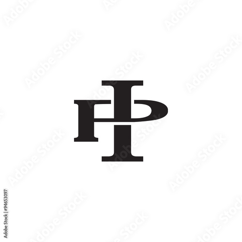 Letter P and I monogram logo