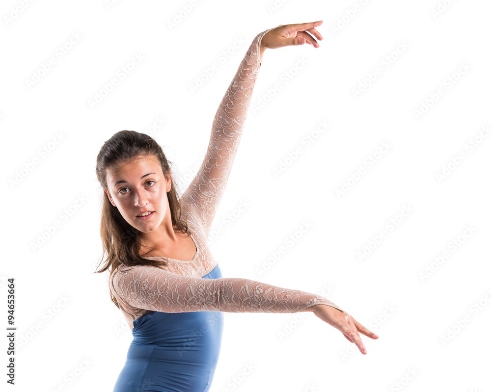 Fototapeta premium Teenager ballet dancer