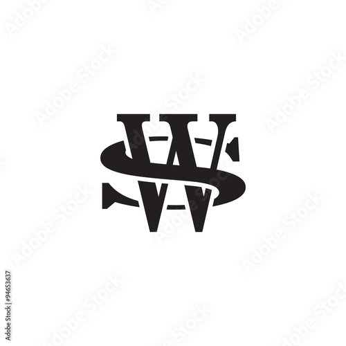 Photos Letter S and W monogram logo