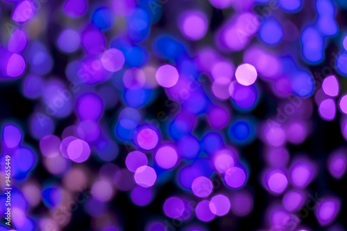 Abstract background of purple light bokeh