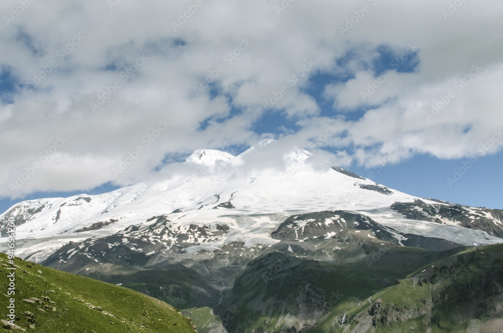 Clouds on Elbrus