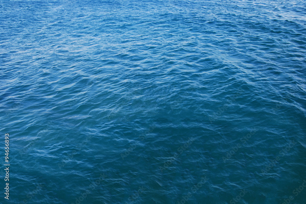 Mediterranean Sea Background. Blue Water. Waves on the Surface. Mediterranean Sea Background. Blue Water. Waves on the Surface.