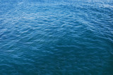 Mediterranean Sea Background. Blue Water. Waves on the Surface.