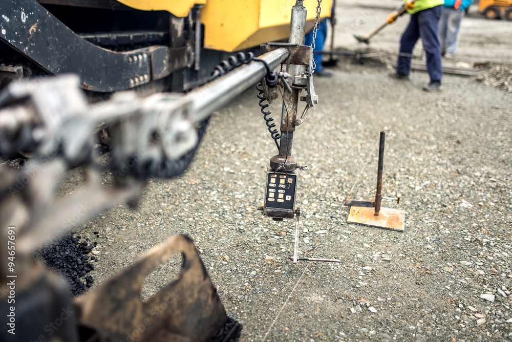 guidance system of asphalting machinery, industrial asphalt layers