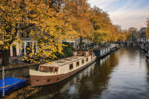 The mood of the autumn of Amsterdam. © julia700702