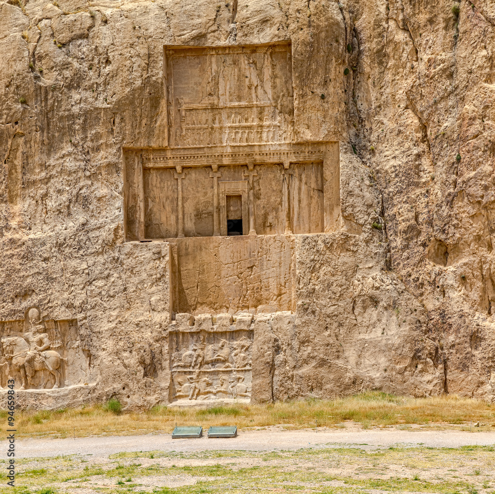Naqsh-e Rustam Xerxes I tomb Naqsh-e Rustam Xerxes I tomb