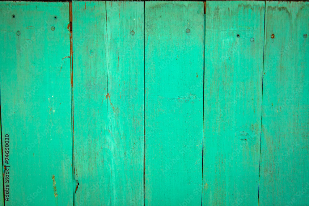 Old green wood planks texture Old green wood planks texture