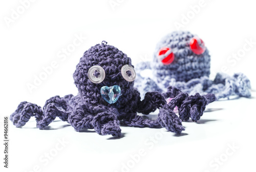 Obraz na płótnie hand made wool octopus w salonie