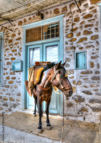 At Hydra island in Greece