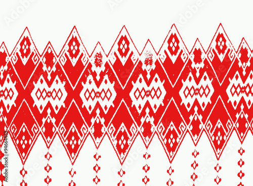 Traditional macedonian embroidery pattern