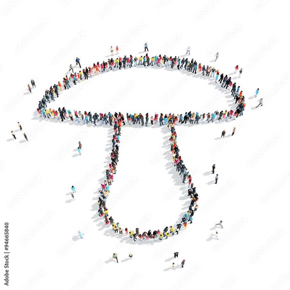 group people form mushroom group people form mushroom