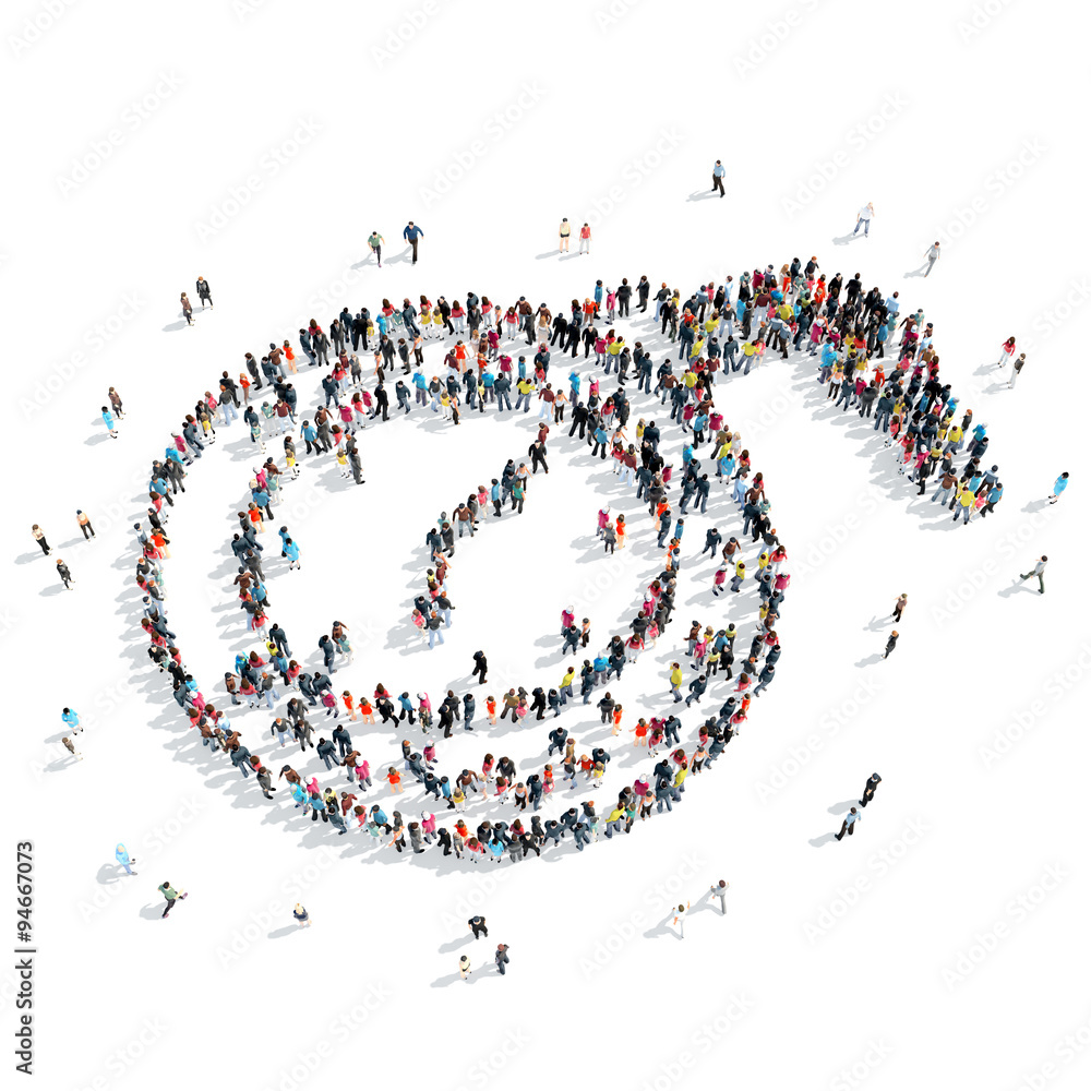group people shape retro clock group people shape retro clock