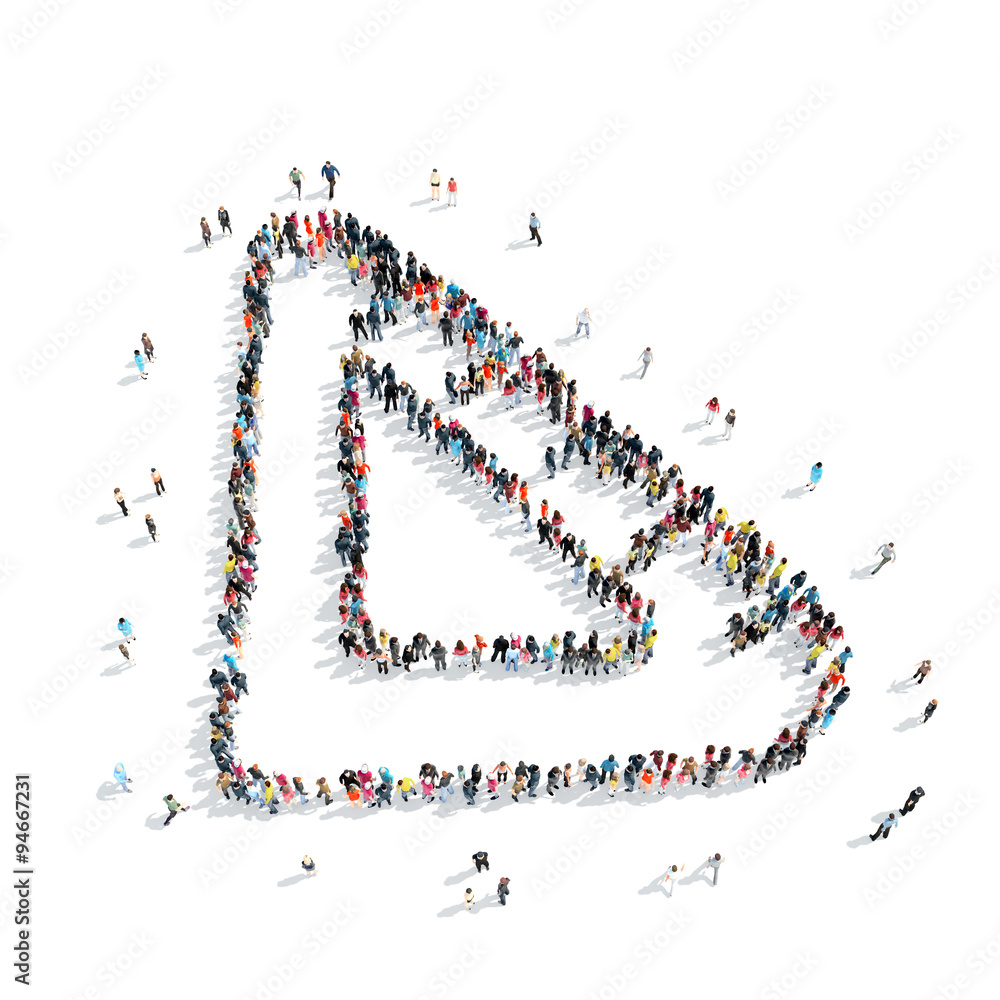 group people shape line group people shape line
