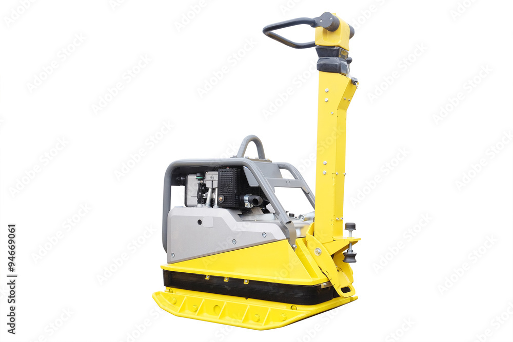 manual road repair machine isolated under the white background manual road repair machine isolated under the white background