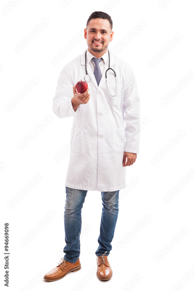 An apple a day... An apple a day...