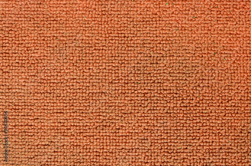 Closeup brown carpet texture background