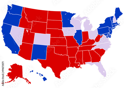 United States Electoral Map 