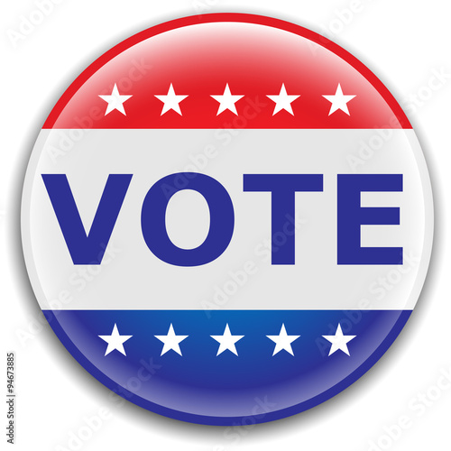Vote Election Pin 