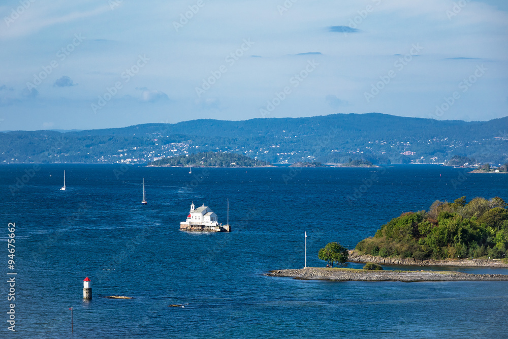 Leuchtturm im Oslofjord