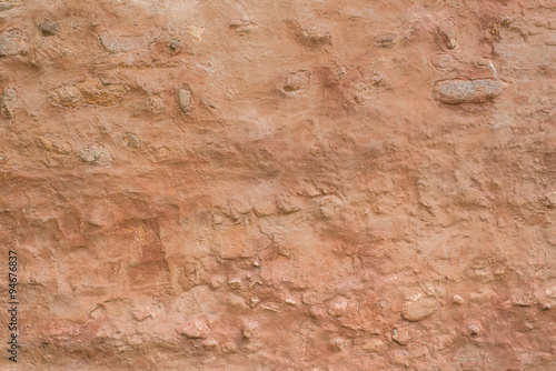 Empty red stone wall background