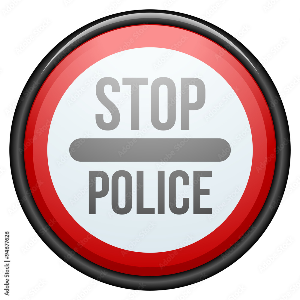 Stop Police sign