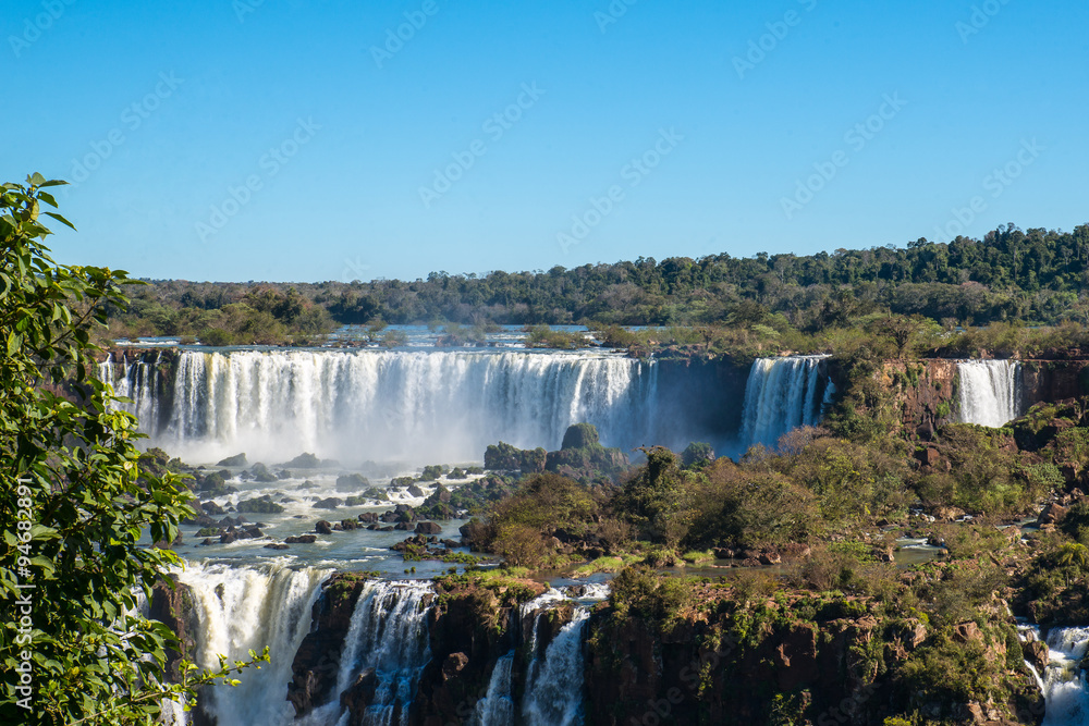 Fototapeta premium Iguazu waterfalls in South America