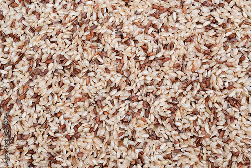 Raw wholegrain rice background