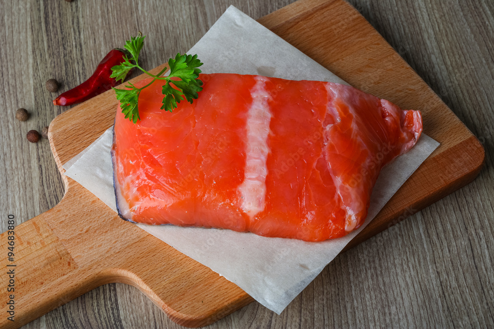 Salmon fillet Salmon fillet