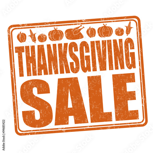 Thanksgiving Sale stamp