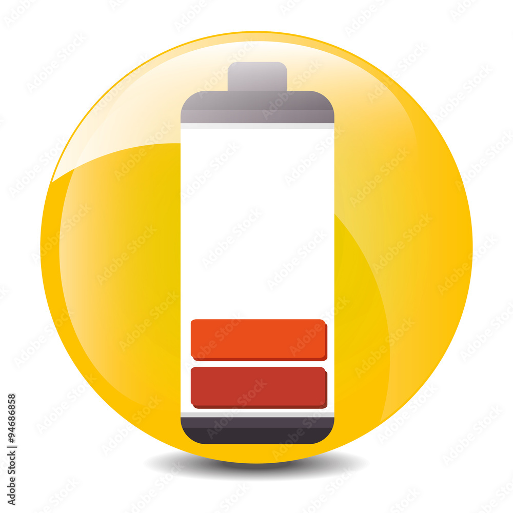 Low battery charging icon design Low battery charging icon design