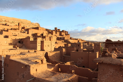 Fototapeta Naklejka Na Ścianę i Meble -  View of Ait Ben Haddou Kasbah. Morocco