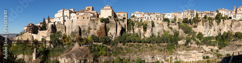 Panorama of Cuenca in Castilla-La Mancha, Spain