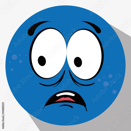 Funny emoticon cartoon design