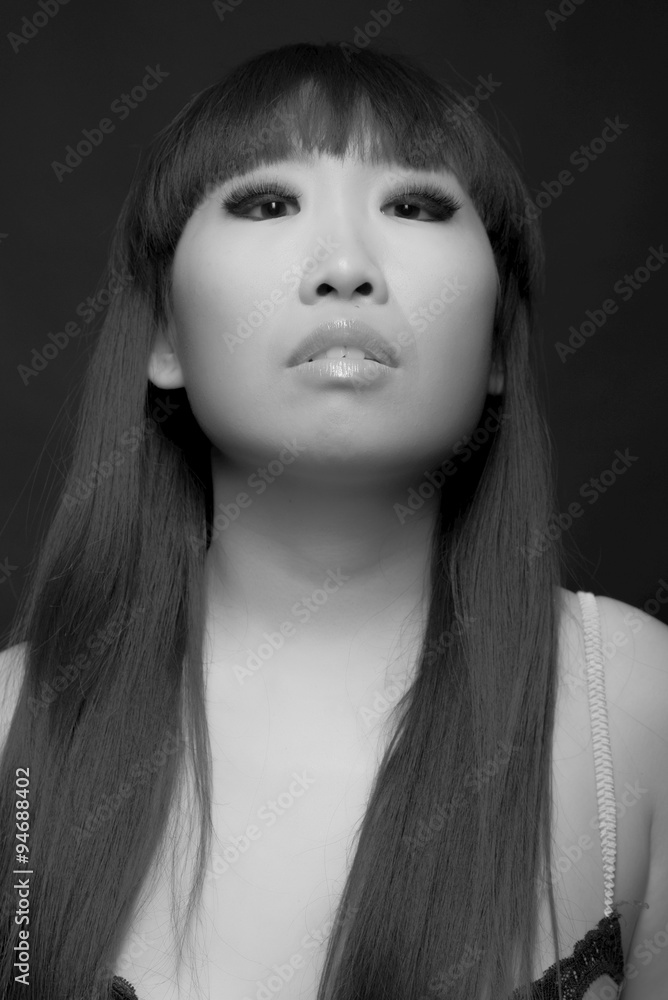 Young asian woman with beautiful healthy face Young asian woman with beautiful healthy face