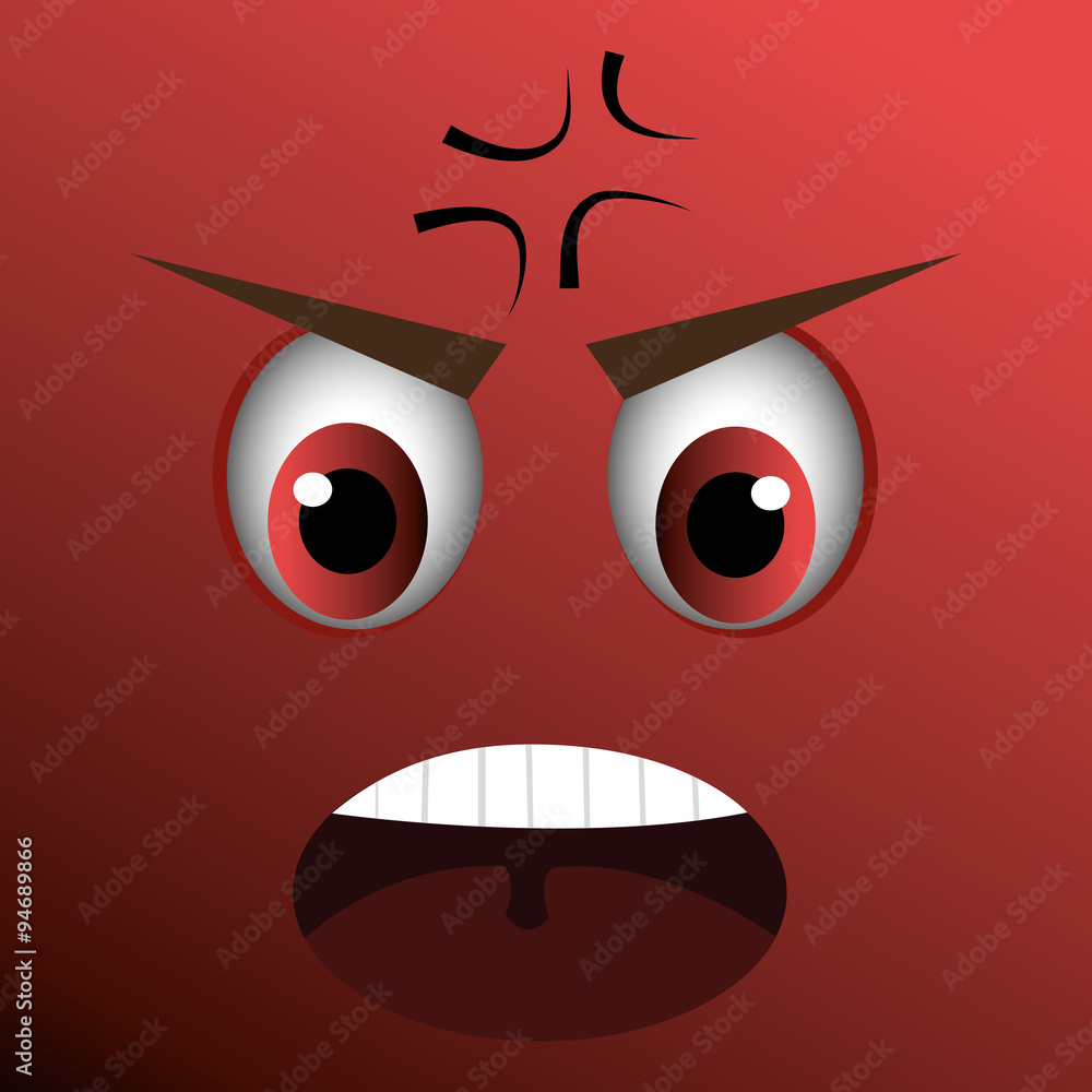 Funny emoticon cartoon design