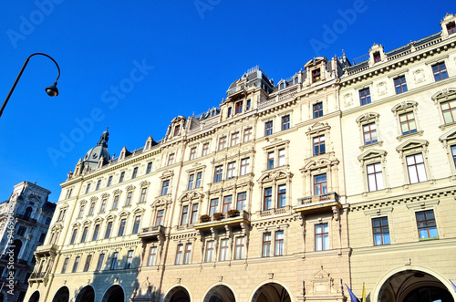 buildings historic homes, Vienna, Austria photo