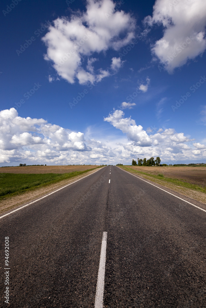 the rural road  