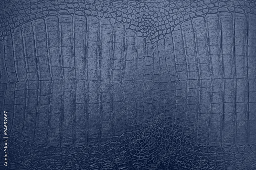 Naklejka premium blue crocodile skin texture