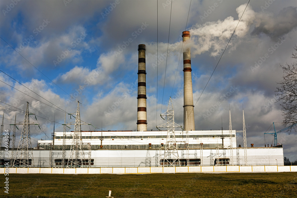 Obraz premium power plant .close up. 
