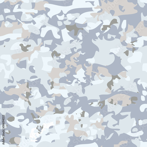 White camouflage pattern.