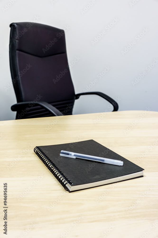 notebook on desk notebook on desk