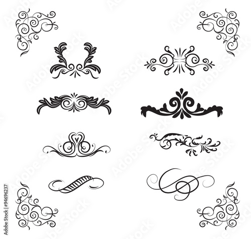 Hand drawn graphic element vector design