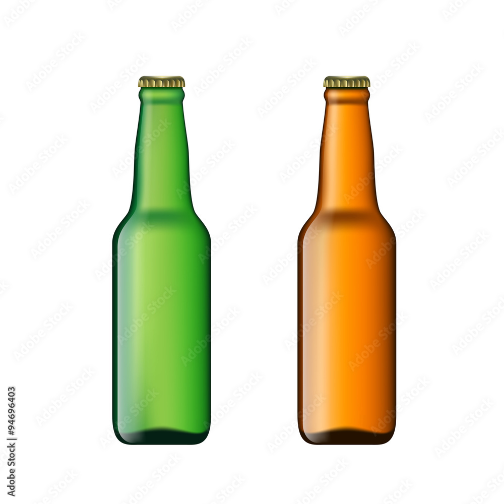 Set of bottles of beer Set of bottles of beer