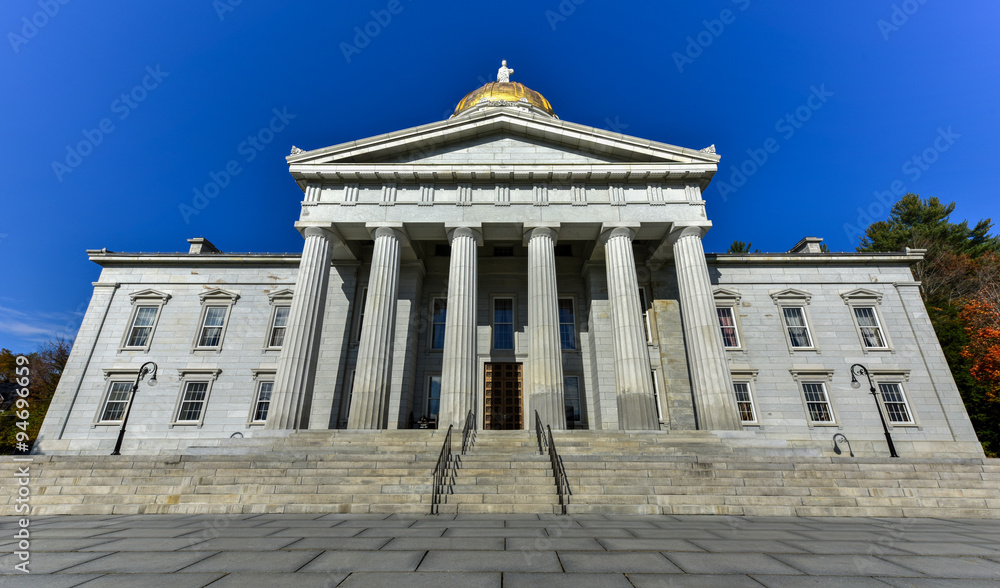 Obraz premium The State Capitol Building in Montpelier Vermont, USA